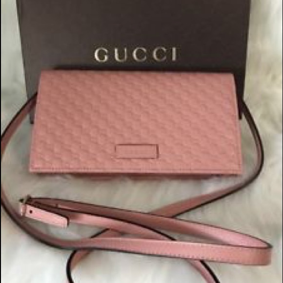 gucci wallet on strap